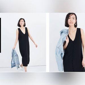 Madewell Heather Button-Front Dress - Like New - Medium